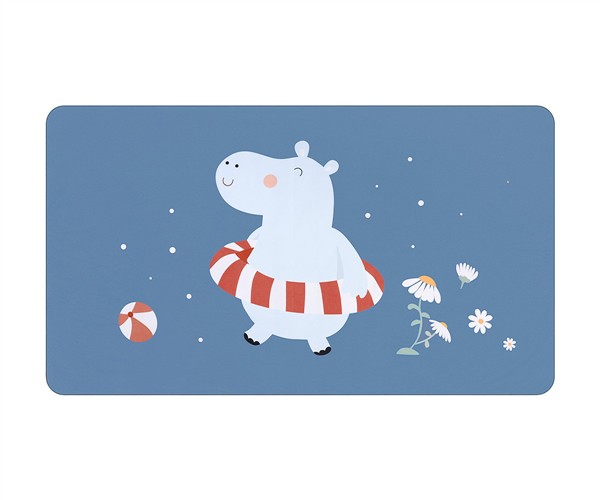 Toalla Playa Microfibras Hippos