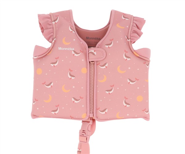 Chaleco Flotador Aprendizaje Whale Pink 3 a 6 años